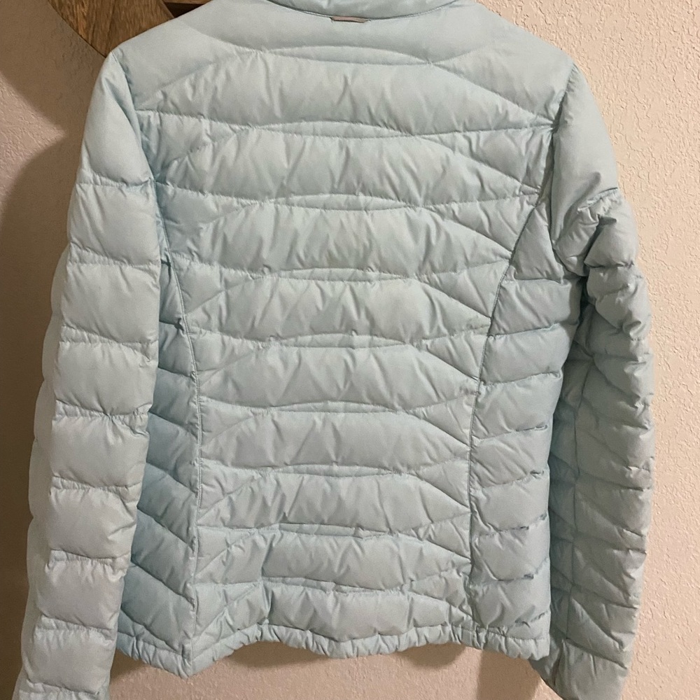 Eddie Bauer Light Blue Down Jacket - image 4